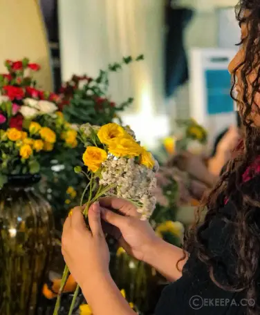 کارگاه تجربه گل آرایی ( کاژه )