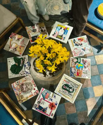 سینما ترس کلاژ روي بوم صاد