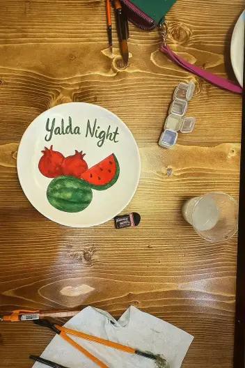 سینما ترس تصویرسازی ظروف یلدا حانیس سرامیک