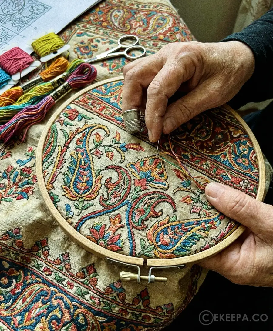 سوزن دوزی و رودوزیهای اصیل ایرانی