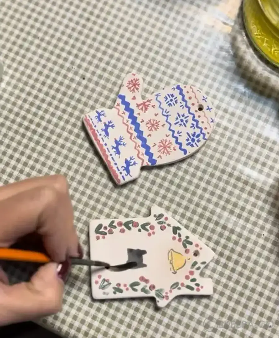 تصویرسازی آویز کریسمسی