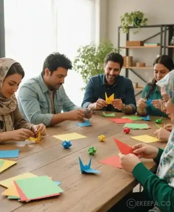 سینما ترس مربیگری اوریگامی