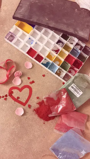 سینما ترس ورکشاپ نقاشی روی بشقاب(ویژه ولنتاین)