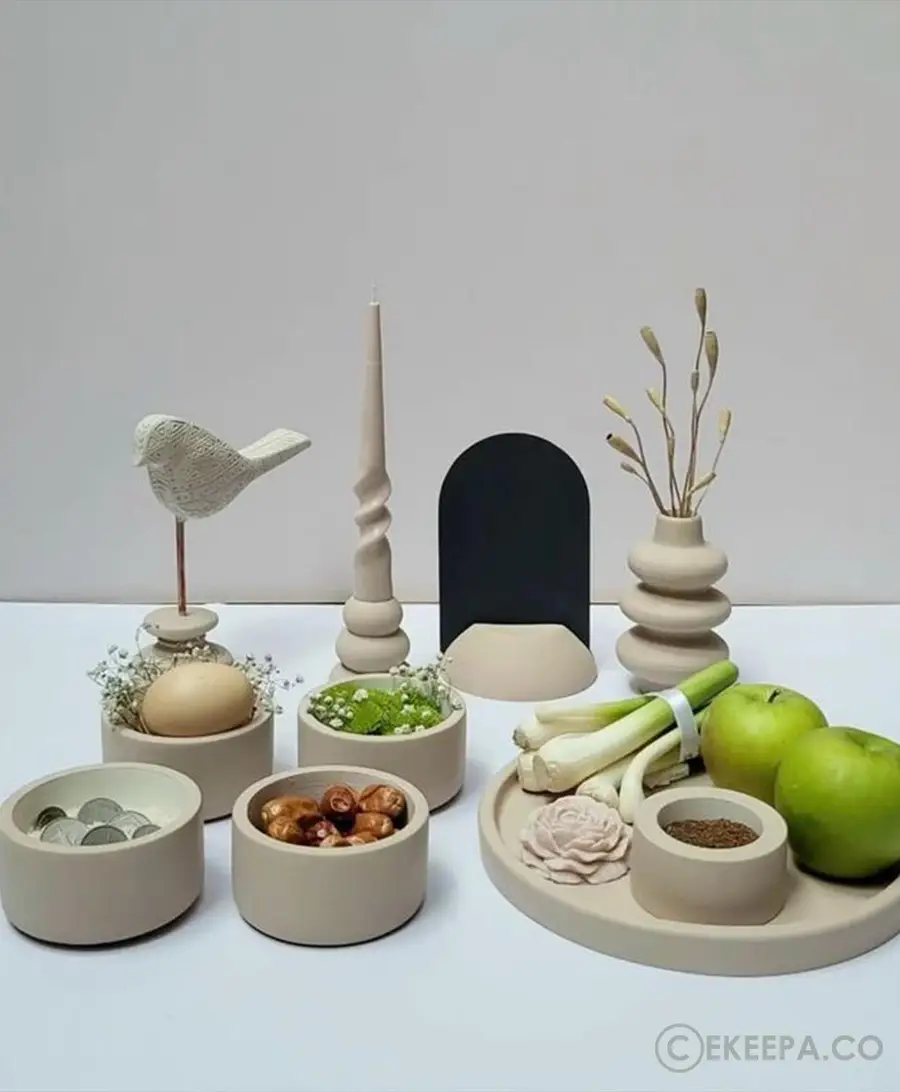 طراحی هفت سین پلی استری