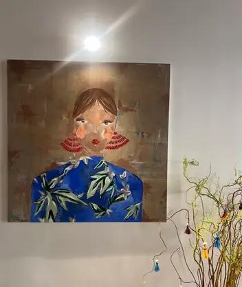 سینما ترس اکرلیک روی بوم