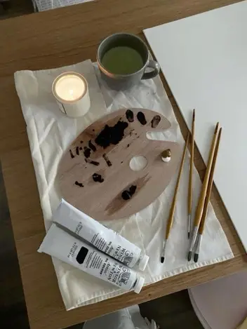 سینما ترس نقاشی رنگ روغن