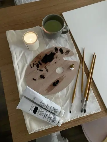 کلاس نقاشی رنگ روغن