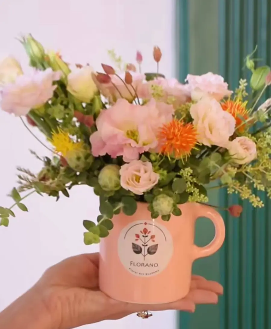 گل آرایی در ماگ