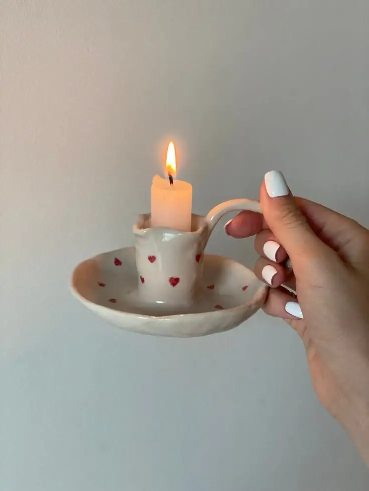 ساخت شمعدان سرامیکی