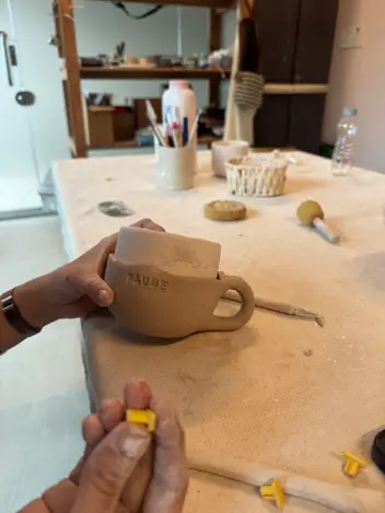 سینما ترس ساخت ماگ شخصی سفالی (اصفهان)